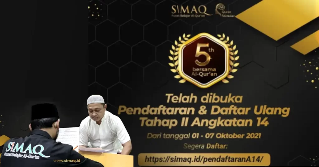 Telah dibuka Pendaftaran dan Daftar Ulang Tahap 2 Angkatan 14