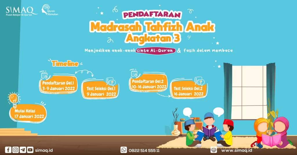 pendaftaran madrasah tahfizh anak angkatan